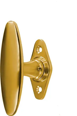 Produktbild von Fenstergriff Messing patiniert - Fensterolive, Fensterbeschläge - 9,3x5,2 cm