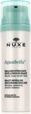 Produktbild von NUXE Aquabella Beauty-Revealing, Frauen, 50 ml, Emulsion, Mischhaut, ölige Haut, Mattierend, Feuchtigkeitsspendend, Glättend, Pumpenflasche