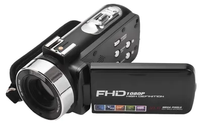 Zdjęcie produktu dla cyfrowa kamera wideo 1080P, kamera FHD, rejestrator DV, 30 MP, 18-krotny zoom cyfrowy, 3,0-calowy ekran, obsługuje autofokus, wykrywanie twarzy, zapobieganie drganiom, z 2 bateriami + pilotem do vlogowania na YouTube