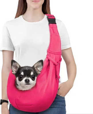 Immagine prodotto di Borsa da trasporto per animali domestici di piccola taglia con tracolla regolabile