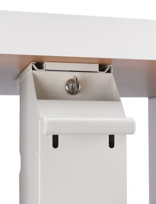 Imagen del producto de Caja fuerte para billetes "POS Safe RT 500" de ratiotec, color crema-blanco