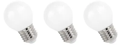 Produktbild von Spectrum E27 LED-Lampe P45 4W 400lm 2700K warmweiß 3 Stück
