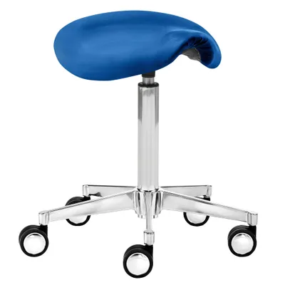 Produktbild von Mayer Drehhocker "Expert",  mit Sattelsitz, Blau