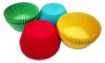 Produktbild von Papier-Cupcake-Förmchen 45x25 cm Farbe 200 Stück