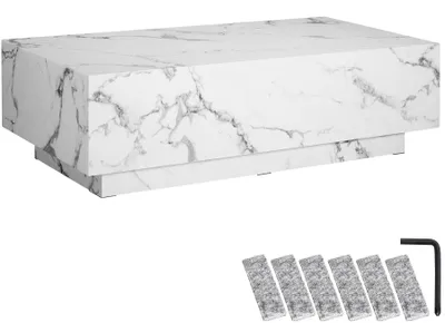 Produktbild von tectake® Couchtisch Lasley inkl. Bodenschoner, Belastbarkeit 45 kg
