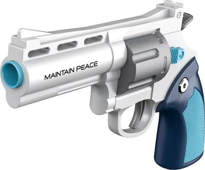 Image de Revolver avec cartouches en mousse 22,5 cm