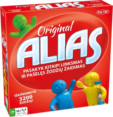Image de Alias du jeu de société tactique (en langue lituanienne)