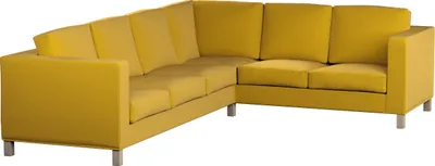Produktbild von Dekoria Bezug für Karlanda Sofa Ecke links, honiggelb, 36cm x 30cm x 50cm