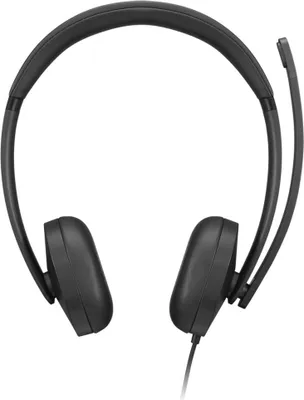 Image de Lenovo VoIP Headset 5000, filaire, bureau/centre d'appels, 20 - 20000 Hz, 144 g, casque, noir