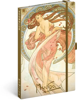 Image de Carnet de notes Alfons Mucha Danse doublée