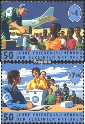 Produktbild von Briefmarken UNO - Wien 1998 Mi 266-267 (kompl.Ausg.) postfrisch Friedenssichrung