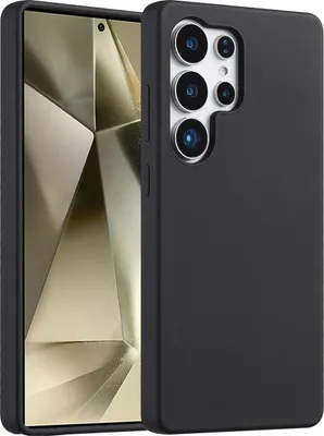 Image de Accezz Liquid Silicone Backcover pour le Samsung Galaxy S25 Ultra - Noir