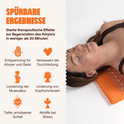 Produktbild von Shakti Mat Akupressurmatte - Faire Produktion, GOTS Baumwolle