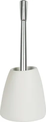 Produktbild von Spirella "Etna" WC Bürste Toilettenbürste in Steinoptik aus Polyresin 17x13x19cm Weiß