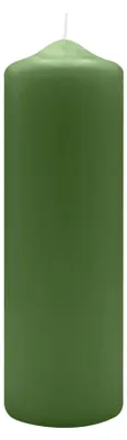 Produktbild von Spitzkopf Stumpen Kerzen Grün 25 x Ø 8 cm, 6 Stück