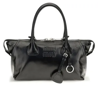 Produktbild von Miu Miu Handtasche aus Kalbsleder in Schwarz 5BA338VOOO2A44_F0002