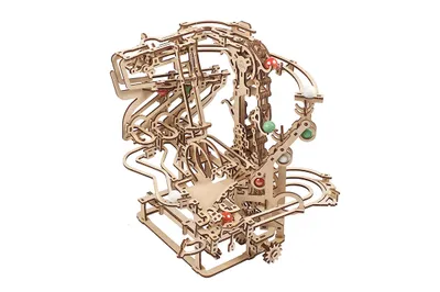 Produktbild von Ugears 3D Holzpuzzle mechanische Kugelbahn Kette