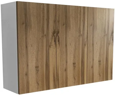 Zdjęcie produktu dla wisząca szafka łazienkowa biały mat dąb wotan 90cm