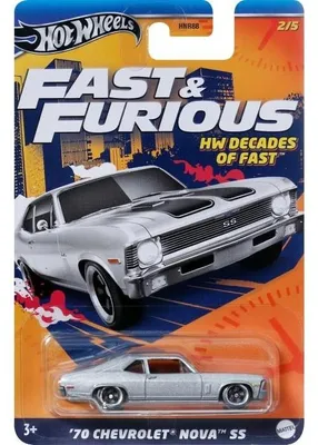 Zdjęcie produktu dla Hot Wheels Fast & Furious HRW42, Samochód, 3 lat(a), Metal, Plastik, Szary