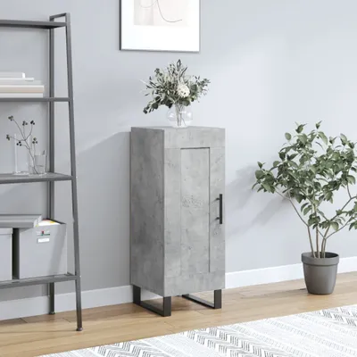 Produktbild von vidaXL Sideboard Betongrau 34,5x34x90 cm Holzwerkstoff