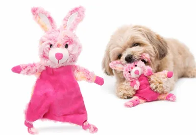Image de Flamingo Jouet pour chiens Doudou Roza Lapin rose