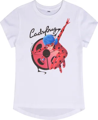 Produktbild von Miraculous Ladybug Kinder Mädchen T-Shirt kurzarm , Größe:110-116
