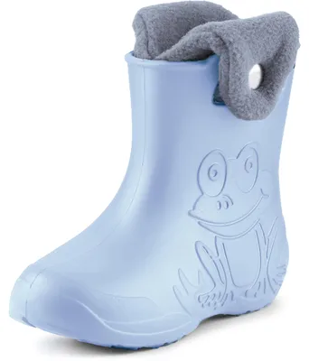 Produktbild von Ladeheid Eva Kinder Jungen Mädchen Gummistiefel Regenschuhe gefüttert LA-CA-04 (Hellblau, 22/23 EU)