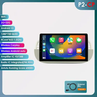 Productafbeelding van Autostereo - Autoradio - Multimediaspeler - Autoradio Android - Autoinfotainment - 9 Inch Touchscreen