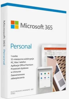 Produktbild von Microsoft 365 Personal PL P10 1 Jahr 1 Benutzer/5 Geräte Box