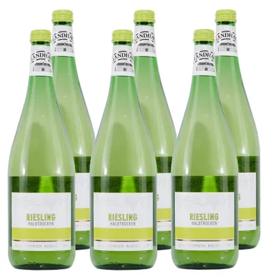 Produktbild von Landhaus Riesling -halbtrocken- (6 x 1,0L)