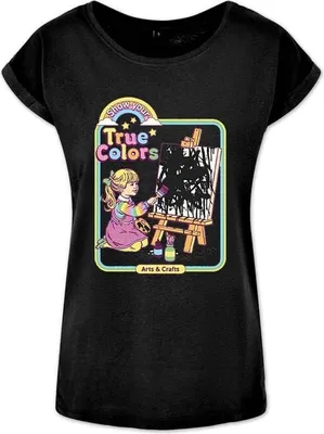 Produktbild von Steven Rhodes T-Shirt Damen Show Your True Colors schwarz S