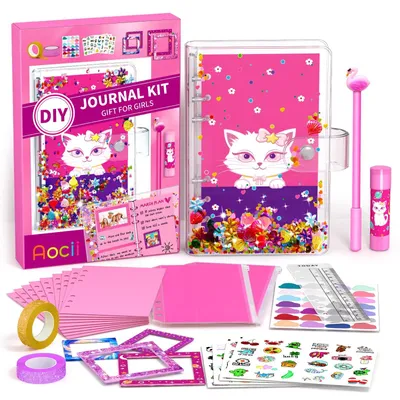 Immagine prodotto di Kit per diari creativi per ragazze, con accessori per scrapbooking