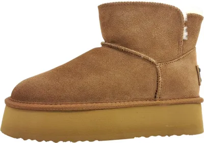 Produktbild von OOG Damenschuhe Gefüttert Winterstiefel Braun Freizeit, Schuhgröße:39 EU