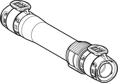 Produktbild von Geberit 620021001 FlowFit Langkupplung SiBr, d20