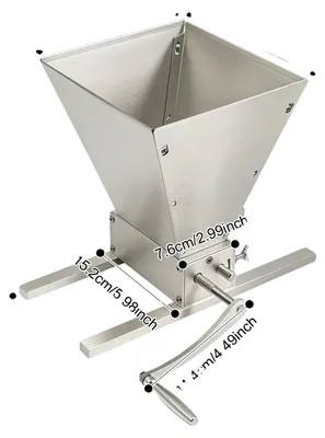 Immagine prodotto di Mulino per cereali, utilizzabile manualmente o elettricamente, costruzione robusta e duratura, colore argento