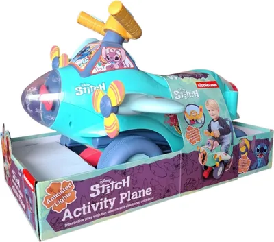 Produktbild von KIDDIELAND Stitch Flugzeug Rutschauto mit Licht und Sound