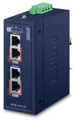 Image de Planet IPOE-270-12V - Alimentation par Ethernet (PoE) - Montage mural