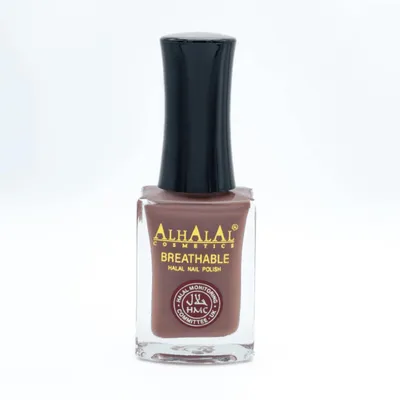 Produktbild von AL-156 Sabeen Halal Atmungsaktiver Nagellack Kaffee Nude | Alkoholfrei & Vegan