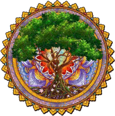 Immagine prodotto di Puzzle in legno dell'albero della vita M