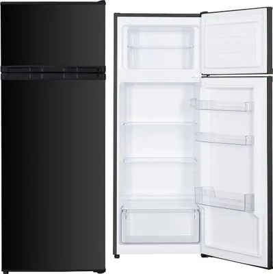 Produktbild von PKM Kühl-Gefrierkombination Kühlschrank GK212 B schwarz 206 L 143 cm 4****