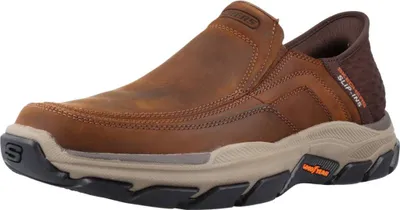 Produktbild von Skechers Slipper RESPECTED, Rauleder, Braun, Herren