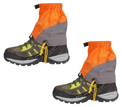 Image de INF Guêtres de randonnée en silicone 20D étanches anti-déchirure 1 paire Orange