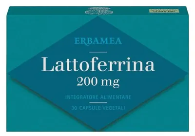 Immagine prodotto di Erbamea Lattoferrina 200 Mg 30 Capsule Vegetali