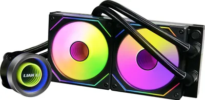 Produktbild von Lian Li GA II TRINITY, All-in-One-Flüssigkeitskühler, 12 cm, Schwarz