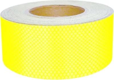 Produktbild von Aufkleber Reflektor Selbstklebeband Streifen Reflektierende Gelb 50Mx5cm