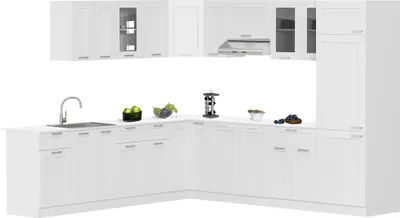 Immagine prodotto di Armadio da cucina appeso | Dimensioni ca. H. 60 x W. 40 x D. 31 cm | Armadio appeso con vetro in stile casa di campagna | Mobili da cucina – Colura