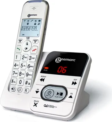 Produktbild von Geemarc AmpliDECT 295 schnurloses Schwerhörigentelefon 30 dB mit integriertem Anrufbeantworter - Deutsche Version