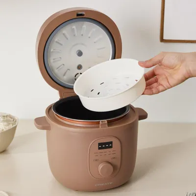 Produktbild von RICE COOKER STUDIO - Elektrischer Multifunktions-Reiskocher mit Dampfkorb
