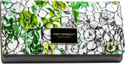 Produktbild von Peterson Portemonnaie aus Leder für Frauen Atamu grün One size