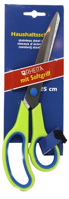 Produktbild von Rheita Büro / Haushaltsschere, 25 cm, auf Nietkarte mit Softgriff